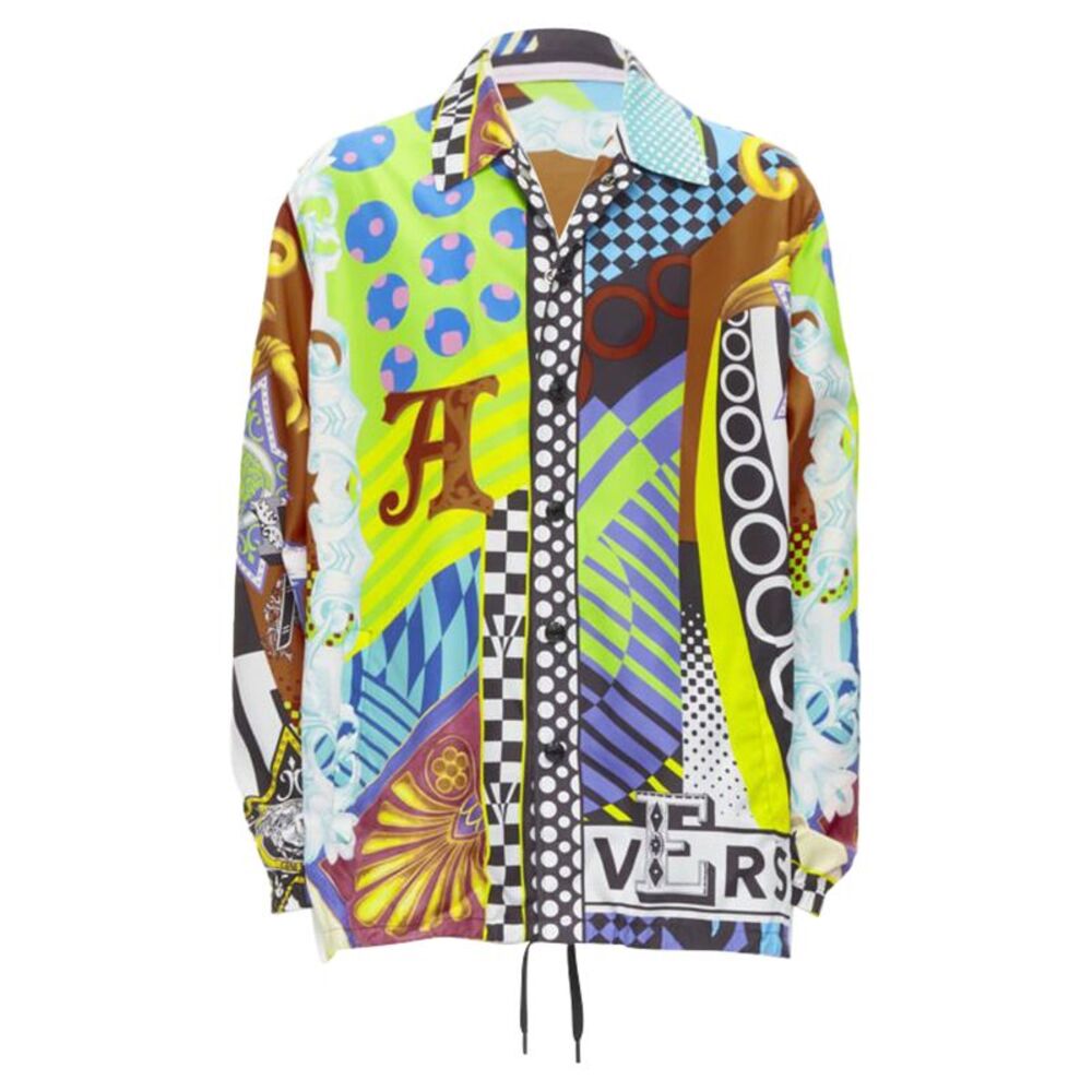 Versace 2020 Runway Pop Temple Windbreaker